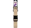 Obroża nylon regulowana 40 mm beżowy ZOLUX