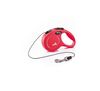 Smycz automatyczna NEW CLASSIC linka XS 3 m czerwona FLEXI