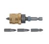 Uchwyt do końcówek, 1/4", 65 mm, zestaw 5 sztuk TOPEX