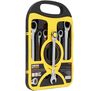 Klucz płasko-oczkowe z grzechotką 7 szt. FASTER TOOLS
