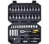 Klucz nasadowy z grzechotką 1/4'' 4,0-14 mm komplet 47 szt. Drel