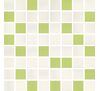 Mozaika LIRA WHITE-GREEN 25 x 25