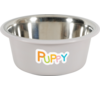 Miska plastikowa PUPPY z podstawką antypoślizgową 16,5 cm 850 ml jasny brąz ZOLUX