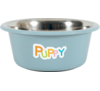 Miska plastikowa PUPPY z podstawką antypoślizgową 16,5 cm 850 ml niebieski ZOLUX