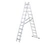 Drabina wielofunkcyjna dla domu 3x11 stopni BASIC tłoczona 150 kg DRABEST