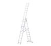 Drabina wielofunkcyjna dla domu 3x11 stopni BASIC tłoczona 150 kg DRABEST
