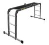 Drabina aluminiowa uniwersalna 4x3 PRO tłoczona podestem DRABEST