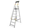 Drabina aluminiowa domowa z poręczami 7 stopniowa 150 kg DRABEST