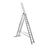 Drabina wielofunkcyjna 3x14 stopniowa PRO tłoczona 150 kg DRABEST