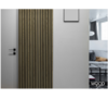 Lamele ścienne Stegu Linea Slim 265 x 15 cm dębowo-czarny