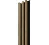 Lamele ścienne Stegu Linea Slim 265 x 15 cm dębowo-czarny