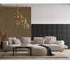 Lamele ścienne Stegu Linea Slim 265 x 15 cm dębowo-czarny