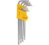 Klucz Torx długi z otworem T10 - 50 zestaw 9 sztuk Condor