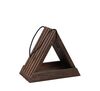 Karmnik trójkąt TD410.BR 24,5 x 22 x 14,5 cm brązowy