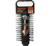 Klucz nasadowy z grzechotką 72T, 1/4", 4,0 - 13 mm zestaw 27 sztuk Jufisto