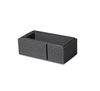 Bloczek słupkowy JONIEC® - ASTRA ABS19 Czarny 36 x 19 x 13 cm