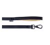 Smycz Soft Style czarny odblask M 1,5 cm