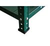Regał metalowy 175 x 90 x 30 cm 5p zieleń skręcany