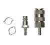 Zestaw końcówek do węży z zaciskami Ø 6 x 11 mm