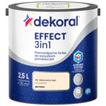Farba plamoodporna do wszystkich pomieszczeń EFFECT 3in1 Naturalny beż 2,5 l Dekoral