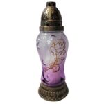 Znicz szklany Z-289 brokat  28,5 cm