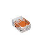 Złączka COMPACT 2-przewodowa z dźwigniami przeźroczysta (bl=5szt)