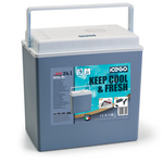 Lodówka samochodowa 24 l 12 - 230 V niebieska