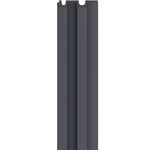 Panel lamelowy Linerio L-Line 2650 x 122 x 21 mm anthracite VOX