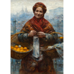 Obraz na płótnie 50 x 70 cm Pomarańczarka