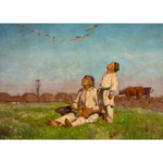 Obraz na płótnie 50 x 70 cm Bociany