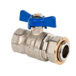 Zawór kulowy prosty z półśrubunkiem 1/2" typ ciężki