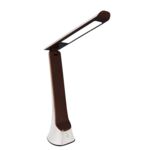 Lampka biurkowa MANILA LED brąz-biel