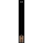 Lampa wisząca Reta 1H E27 czarny, złoty
