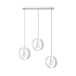 Lampa wisząca ALVA 3 biała