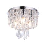 Żyrandol HYZOP E14 transparent/chrom