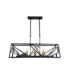 Lampa wisząca MIRIAM 5 E27 czarny