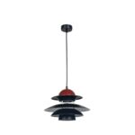 Lampa wisząca Scandi black E27 czarny