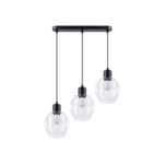 Lampa wisząca Amber 3 transparent