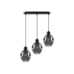 Lampa wisząca Amber 3 grafit