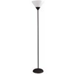 Lampa podłogowa JUNA E27 srebrny/biały