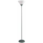 Lampa podłogowa JUNA E27 czarny/biały