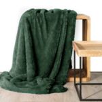 Koc D91 TIFFANY 150 x 200 cm ciemnozielony