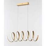 Lampa wisząca Ribbon LED 40 W złoty