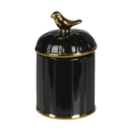 Pojemnik Pouli 9 x 9 x 15 cm czarny