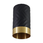 Oprawa natynkowa ARRAS  czarno-złota GU10