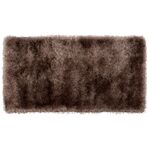 Dywan Glossy 120 x 170 cm beżowy lurex