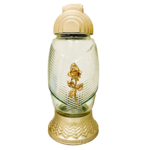 Znicz róża mała 12 x 23 cm 52 h 160 g złoty