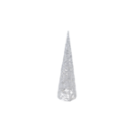 Choinka 15 LED ciepły biały 30 cm srebrny