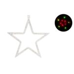 Gwiazda 10 LED ciepły biały 18 cm