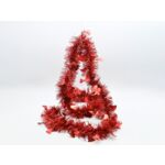 Łańcuch choinkowy z dzwonkami 9 x 200 cm czerwony